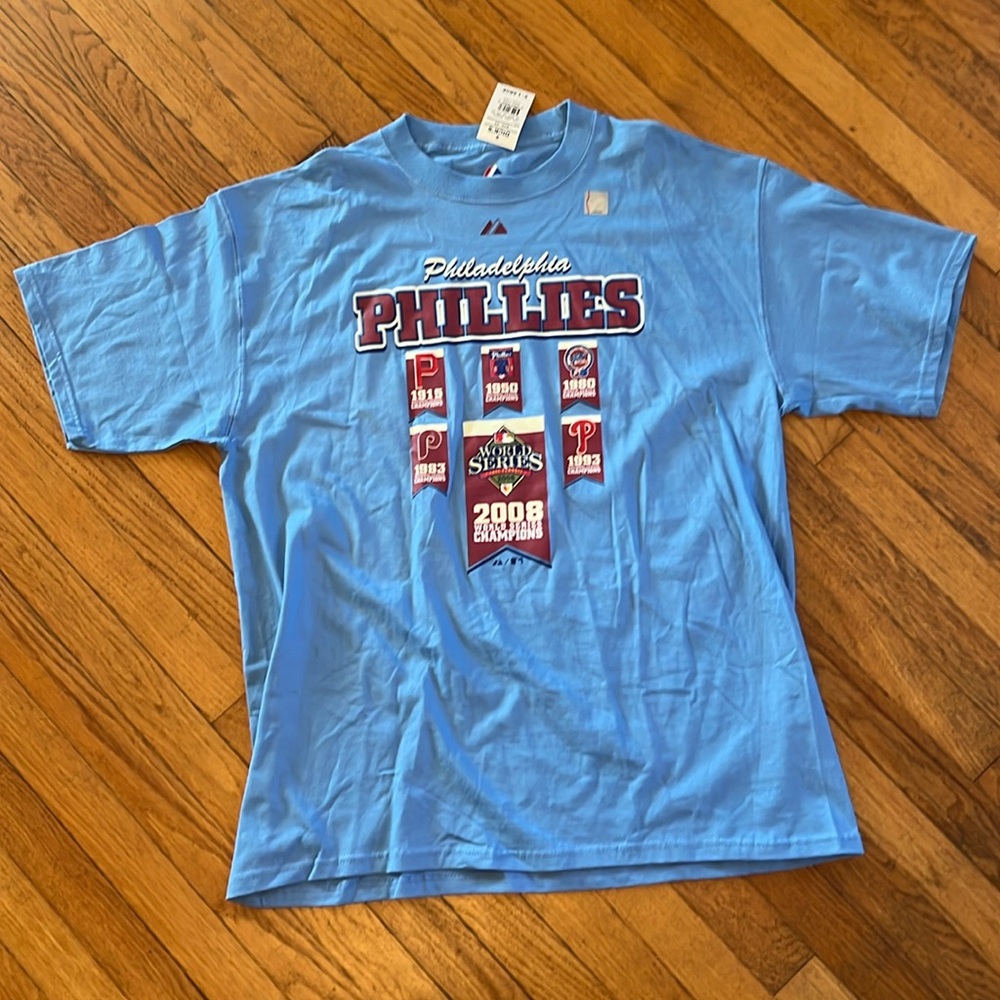NWT 2008 Philadelphia Phillies world championship t-shirt